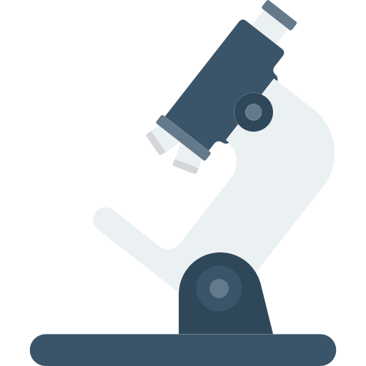 mikroskop Dinosoft Flat ikona