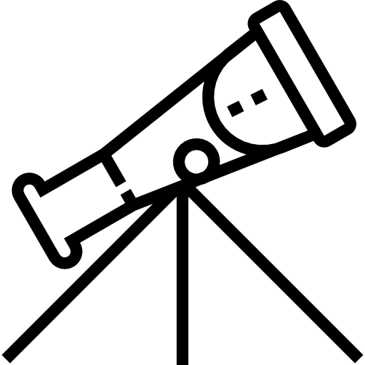 望遠鏡 Meticulous Line icon