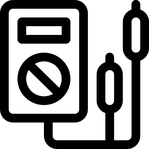 전압계 Basic Rounded Lineal icon