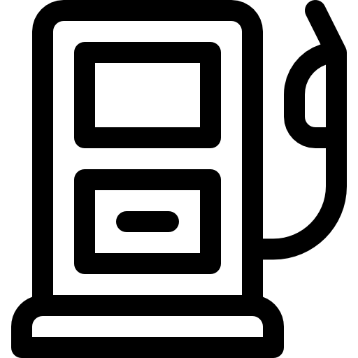 ガソリンスタンド Basic Rounded Lineal icon