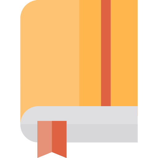 notizbuch Basic Straight Flat icon