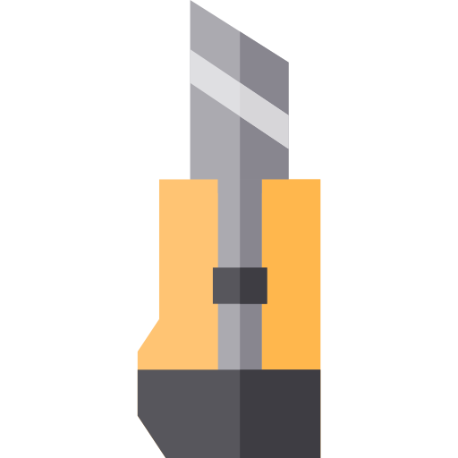 cutter Basic Straight Flat icon