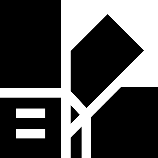 pantone Basic Straight Filled icono