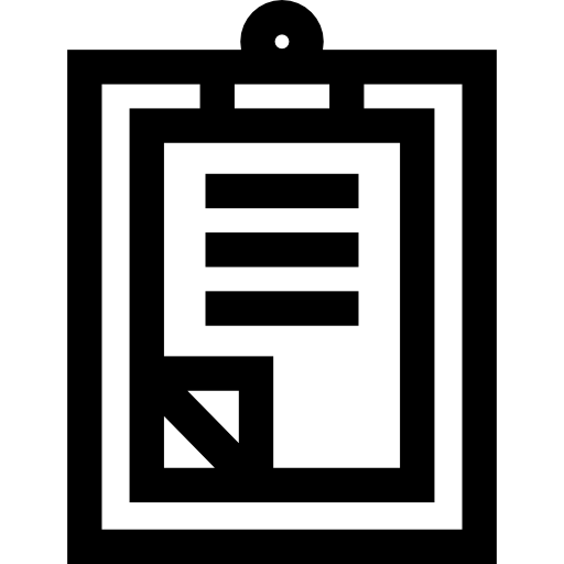 schowek Basic Straight Lineal ikona