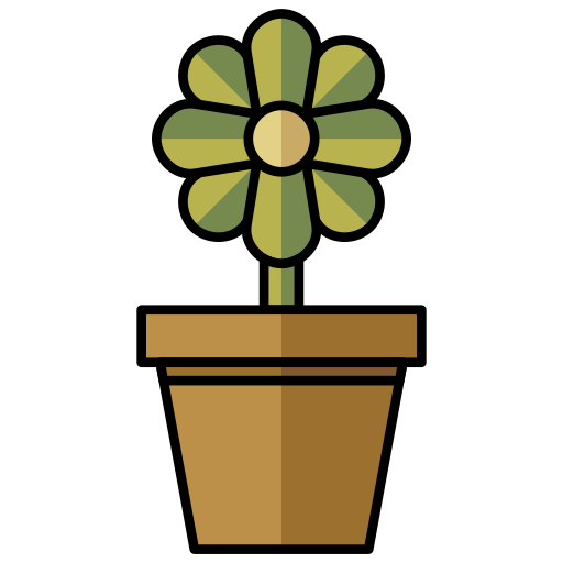 Flower Generic Outline Color icon