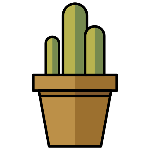 cactus Generic Outline Color Icône