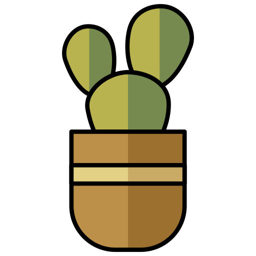 cactus Generic Outline Color Icône