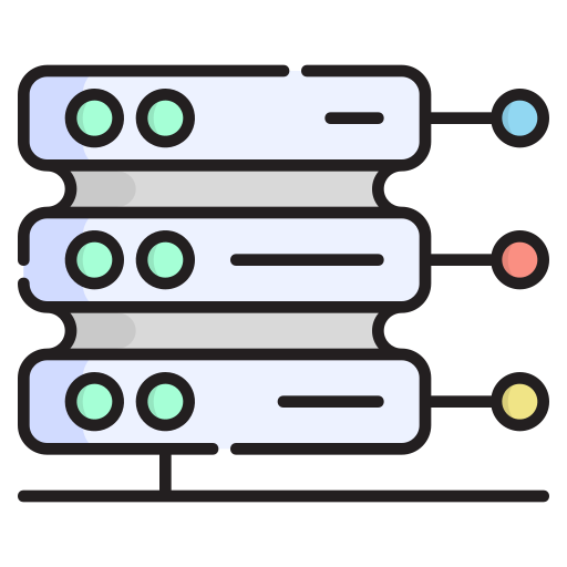 Database Generic Outline Color icon