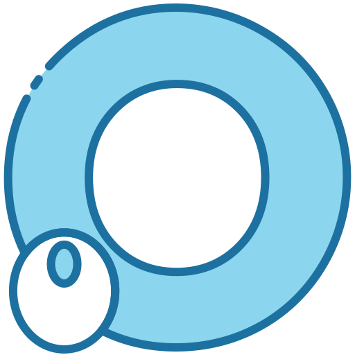 文字o Generic Blue icon