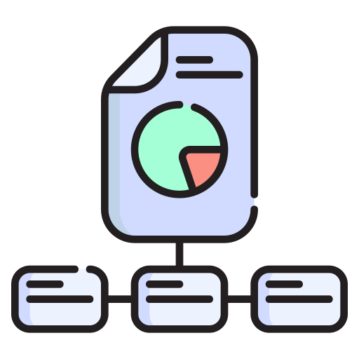 도표 Generic Outline Color icon