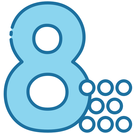 八 Generic Blue icon