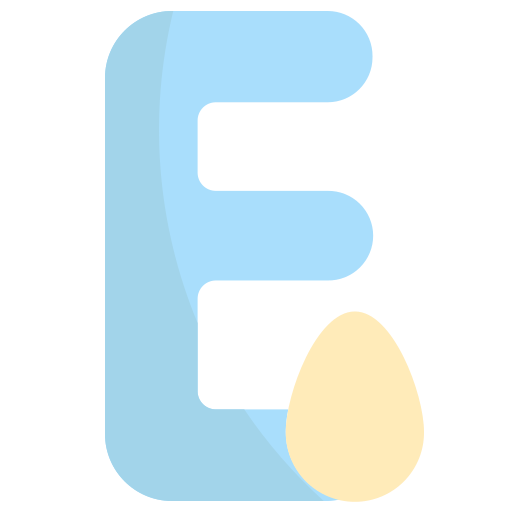문자 e Generic Flat icon