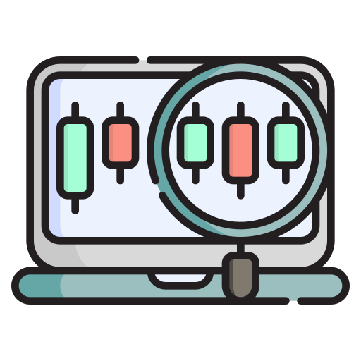 gráfico predictivo Generic Outline Color icono