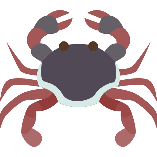 Crab Amethys Design Flat icon
