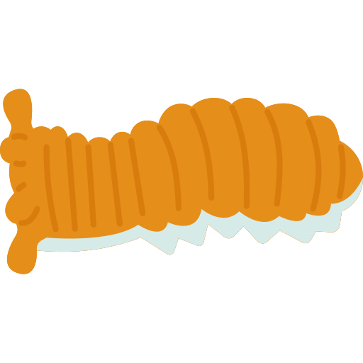 Sea cucumber Amethys Design Flat icon