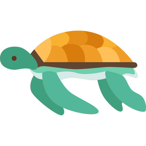 Turtle Amethys Design Flat icon