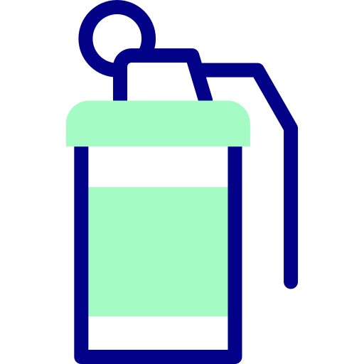 Слезоточивый газ Detailed Mixed Lineal color иконка