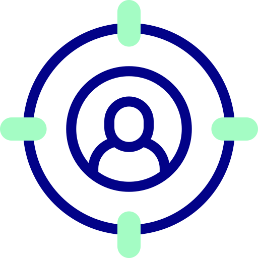 Target Detailed Mixed Lineal color icon