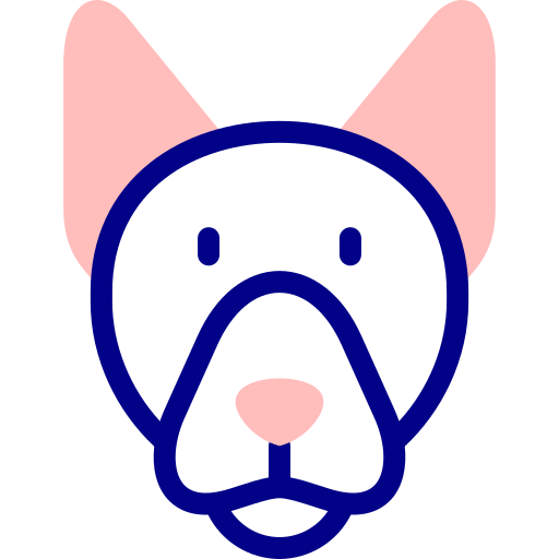 polizeihund Detailed Mixed Lineal color icon