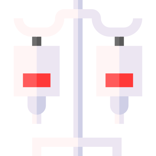 bloed donatie Basic Straight Flat icoon