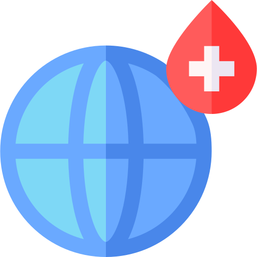 giornata mondiale del donatore di sangue Basic Straight Flat icona