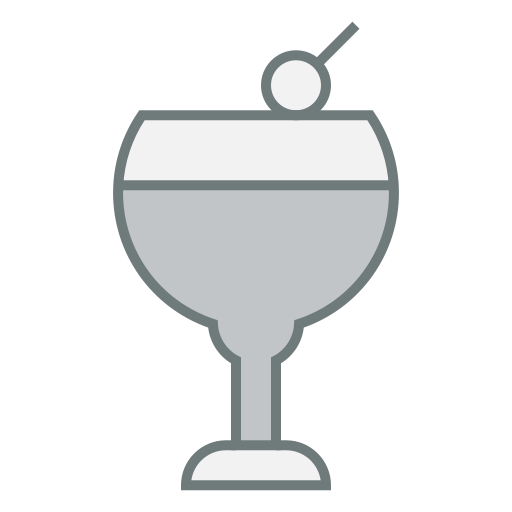 Cocktail glass Generic Grey icon