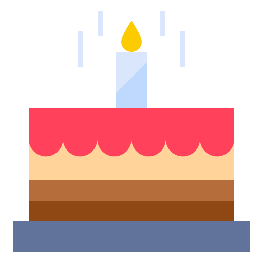 Birthday cake Generic Flat icon