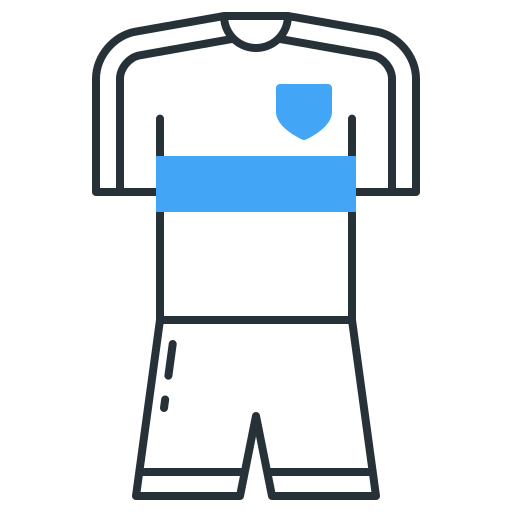 uniforme da calcio Generic Fill & Lineal icona
