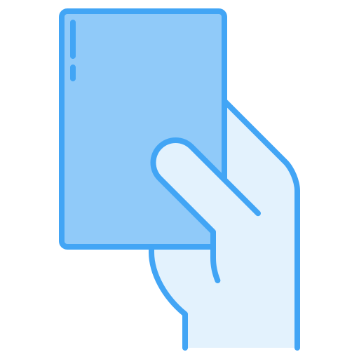 옐로 카드 Generic Blue icon
