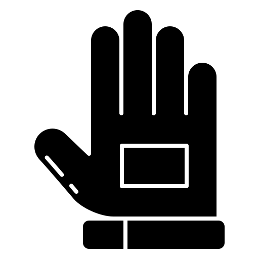 rękawiczki piłkarskie Generic Glyph ikona