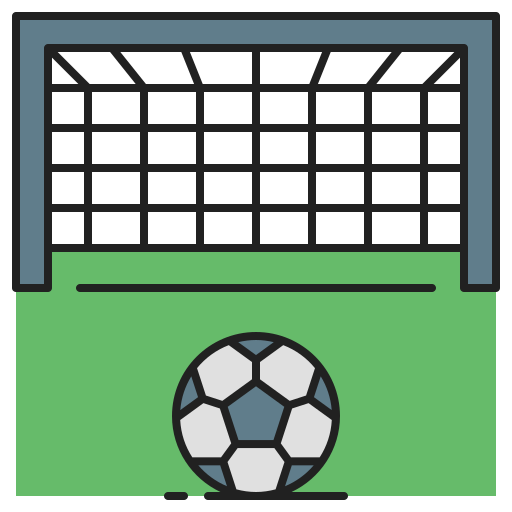 Penalty kick Generic Outline Color icon