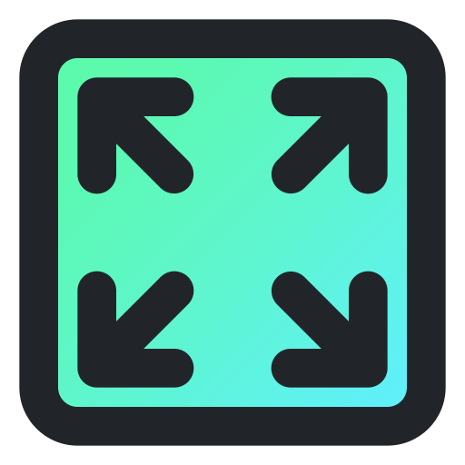 Width Generic Lineal Color Gradient icon