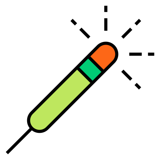 Sparkler Generic Outline Color icon