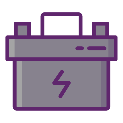 batteria Flaticons Lineal Color icona