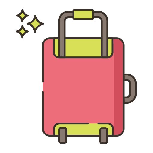 Luggage Flaticons Lineal Color icon