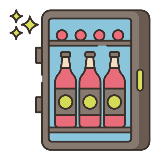 minibar Flaticons Lineal Color icoon