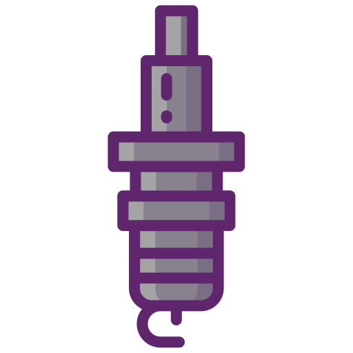 Spark plug Flaticons Lineal Color icon