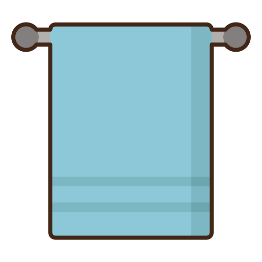 タオル Flaticons Lineal Color icon