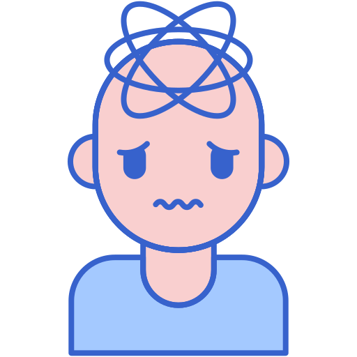 Anxiety Flaticons Lineal Color icon