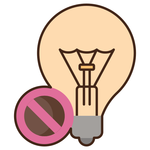 Incandescent light Flaticons Lineal Color icon