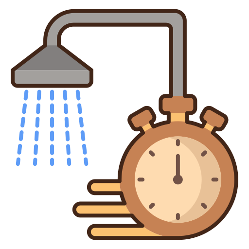 Showers Flaticons Lineal Color icon