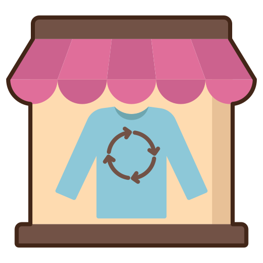 Thrift shop Flaticons Lineal Color icon
