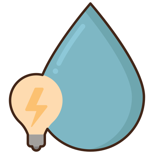 water energie Flaticons Lineal Color icoon