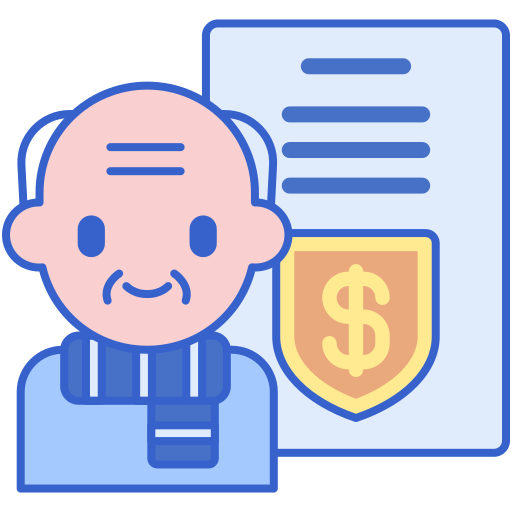 pensionsplan Flaticons Lineal Color icon
