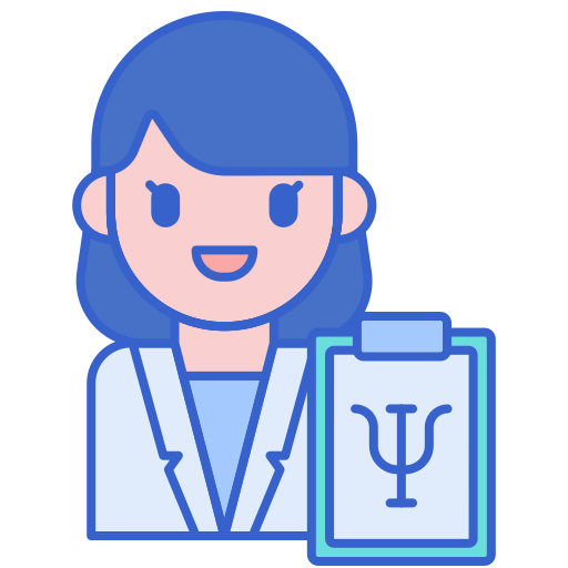 psychiater Flaticons Lineal Color icon
