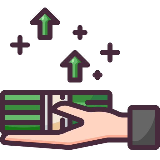 crecimiento del dinero Generic Outline Color icono