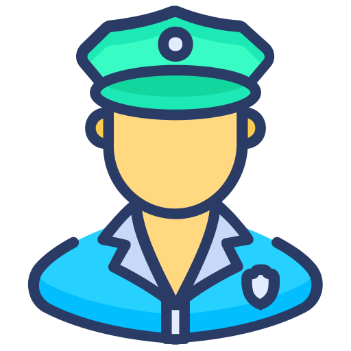 policjant Generic Outline Color ikona