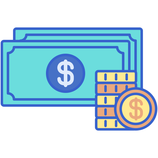 Cash Flaticons Lineal Color icon