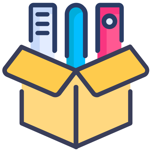 schulmaterial Generic Outline Color icon