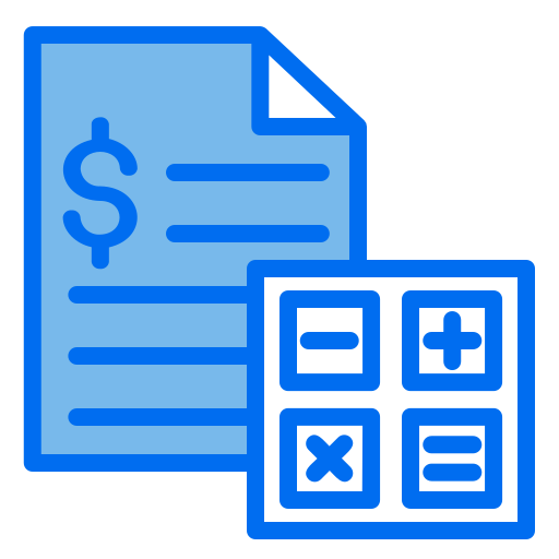 Finances Generic Blue icon
